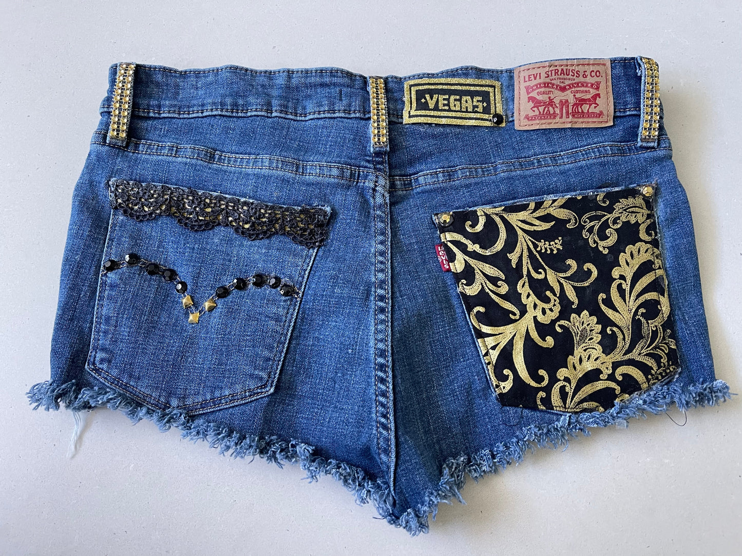 Custom Vegas Levi Shorts
